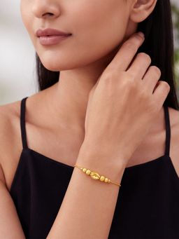 GIVA - 925 Silver Golden Havana Bracelet