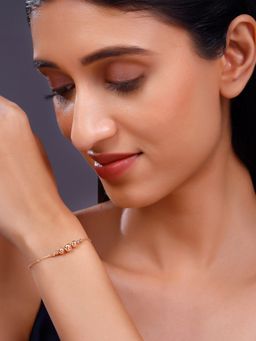 GIVA - 925 Silver Rose Gold Showgirl Bracelet