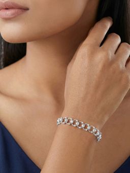 GIVA - 925 Silver Bejewelled Bracelet