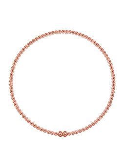 GIVA - 925 Silver Rose Gold Madonna Anklet
