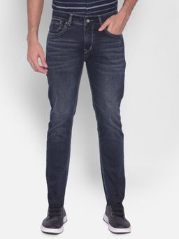 CRIMSOUNE CLUB - Mens Navy Blue Jeans