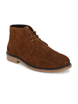 CARLO ROMANO - Suede Leather Tan Lace Up Ankle Boots
