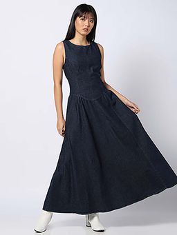 GAP - Women'S Round Neck Maxi Dress