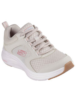 SKECHERS - Girls Vapor Foam - Lasting Moment Beige Lace Up Casual Sneakers