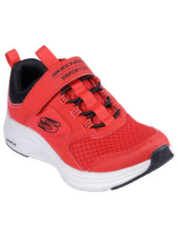 SKECHERS - Boys Vapor Foam - Hyper-Stroll Red Velcro Casual Sneakers
