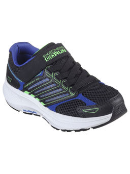 SKECHERS - Boys Go Run Consistent 2.0 Black Velcro Casual Sneakers