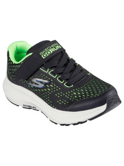 SKECHERS - Boys Go Run Consistent 2.0 Black Velcro Casual Sneakers