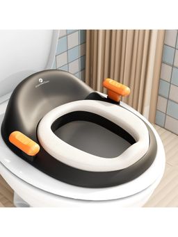 StarAndDaisy - Unisex Plastic Solid/Plain Black Potty Seat (18-24 Months)