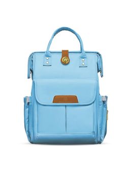 StarAndDaisy - Girls Synthenic Solid/Plain Blue Diaper Bag (18-24 Months)
