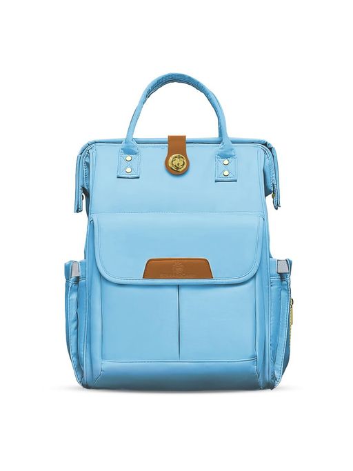 StarAndDaisy Girls Synthenic Solid/Plain Blue Diaper Bag (18-24 Months)