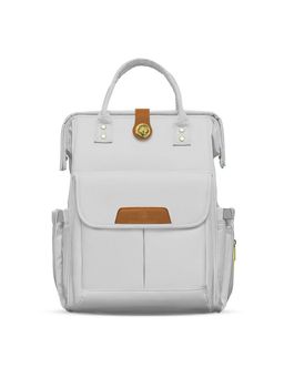 StarAndDaisy - Girls Synthenic Solid/Plain Grey Diaper Bag (18-24 Months)