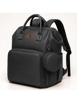 StarAndDaisy - Girls Synthenic Solid/Plain Black Diaper Bag (18-24 Months)