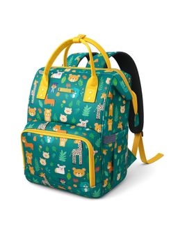 StarAndDaisy - Girls Synthenic Printed Green Diaper Bag (18-24 Months)
