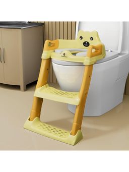StarAndDaisy - Unisex Plastic Solid/Plain Cream Ladder Potty Seat (18-24 Months)