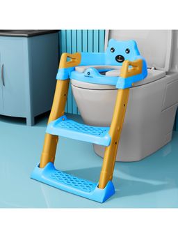 StarAndDaisy - Unisex Plastic Solid/Plain Blue Ladder Potty Seat (18-24 Months)