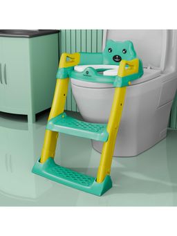 StarAndDaisy - Unisex Plastic Solid/Plain Green Ladder Potty Seat (18-24 Months)