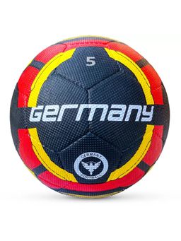 Vector X - Germany Soccer Ball Rubber Moulded Football for Training and Practice (Red-Black) (5)