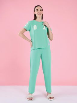 Sweet Dreams - Womens T-Shirt with Pyjama Green