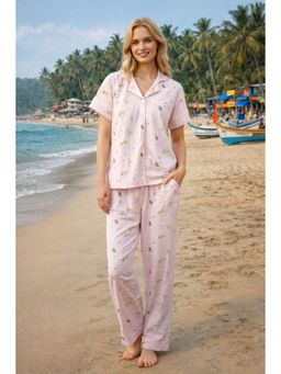 Private Lives - Printed Short Sleeve Shirt and Pyjama