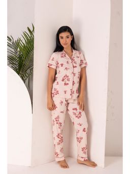 Private Lives - Rose Garden Cotton Shirt And Pyjama