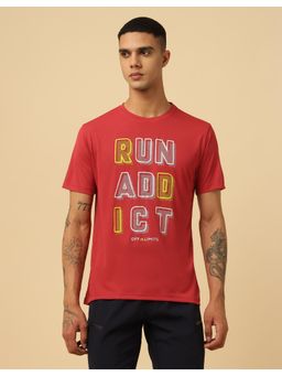 Off Limits - Men Run Addicts T-shirt - Red