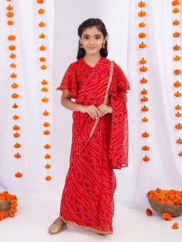 MASTARANG - Girls Red Saree