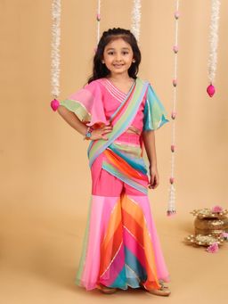 MASTARANG - Girls Multi Choli with Sharara