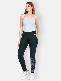 MAYSIXTY - Black Printed Yoga Pants