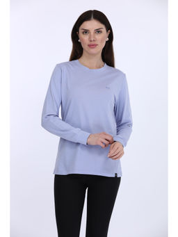 MAYSIXTY - Solid Lavender Full Sleeves T-Shirt