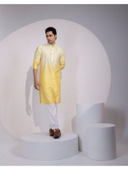 YOSEBA - Peeli Raag Embroidered Kurta with Pant