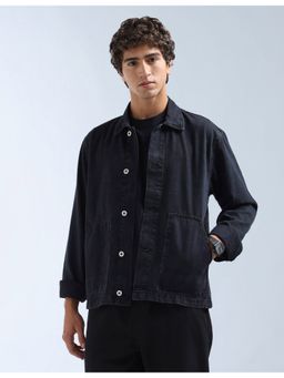 Flying Machine - Grey Men Solid Regular Fit Jacket