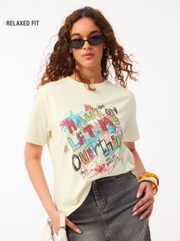 The Souled Store - Tss Originals Hang On Women Relaxed Fit T-Shirt