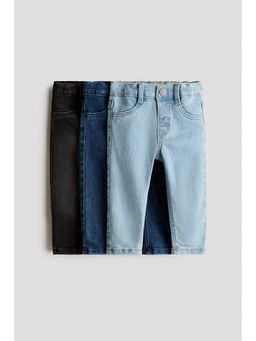 H&M - Unisex Multi-Color 3-Pack Comfort Stretch Skinny Fit Jeans