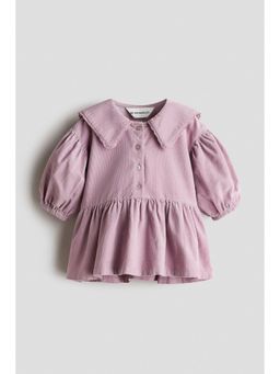 H&M - Girls Purple Corduroy Cotton Dress
