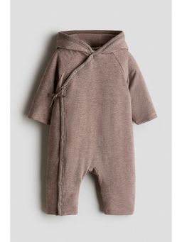 H&M - Unisex Brown Padded Jersey Pramsuit