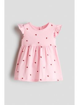 H&M - Girls Pink Cotton Dress