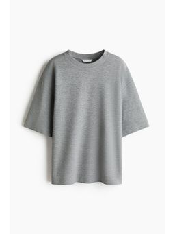 H&M - Women Grey Interlock T-Shirt