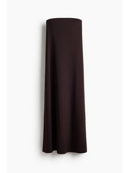 H&M - Women Brown Bandeau Maxi Dress