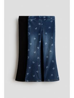 H&M - Girls Multi-Color 2-Pack Jeans