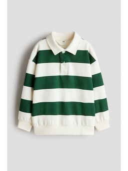 H&M - Boys White Cotton Rugby Polo T-Shirt