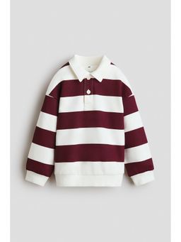 H&M - Boys White Cotton Rugby Polo T-Shirt