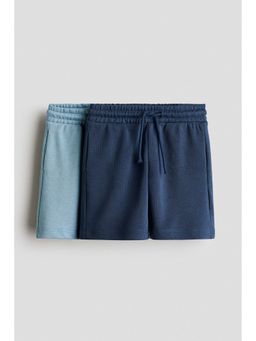 H&M - Boys Blue 2-Pack Sweatshorts