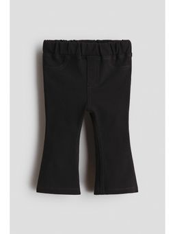 H&M - Girls Black Flared Jersey Leggings