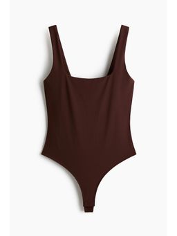 H&M - Women Brown Low-Back Thong Bodysuit