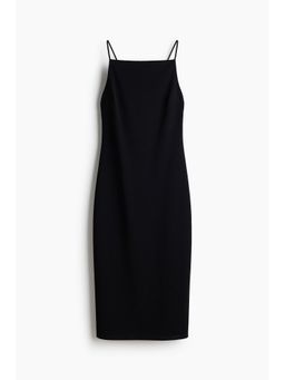 H&M - Women Black Jersey Strappy Dress