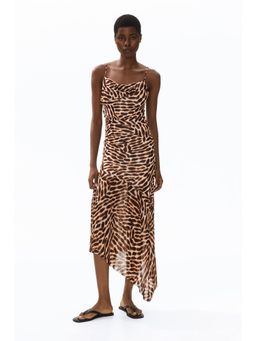 H&M - Women Beige Asymmetric Strappy Dress