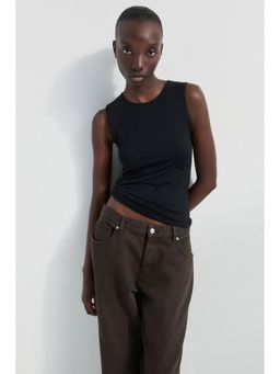 H&M - Women Black Vest Top
