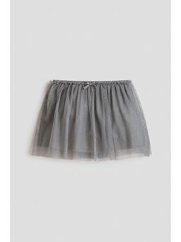 H&M - Girls Grey Glittery Tulle Skirt