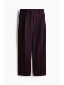 H&M - Women Purple Satin Barrel Trousers