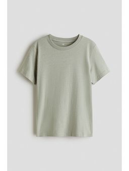H&M - Boys Green Cotton T-Shirt